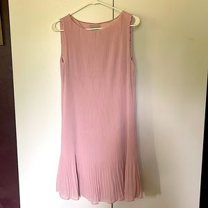 H&M Pale Pink Pleated Dress